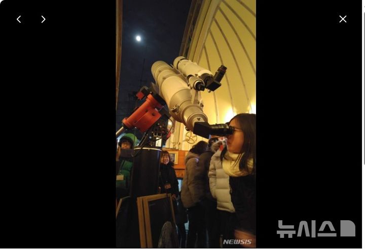 [군포=뉴시스] 대야도서관 누리천문대 별누리소년단 활동 현장. (사진=뉴시스 DB).photo@newsis.com