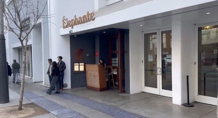 [서울=뉴시스]산타모니카에 위치한 고급 레스토랑 엘레판테. (사진출처: 엑스) 2026.02.09.