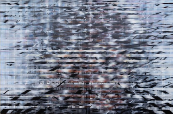 [대구=뉴시스] Blast, Airbrushed acrylic on canvas, 200.0x300.0cm, 2025. (사진 = 수성문화재단 제공) 2026.02.09. photo@newsis.com *재판매 및 DB 금지