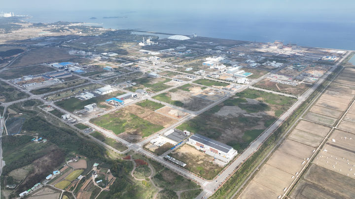 [당진=뉴시스] 2028년까지 국내 최대 스마트팜단지가 들어설 충남 당진 석문국가산업단지 전경. (사진=당진시 제공) 2026.02.09. photo@newsis.com *재판매 및 DB 금지