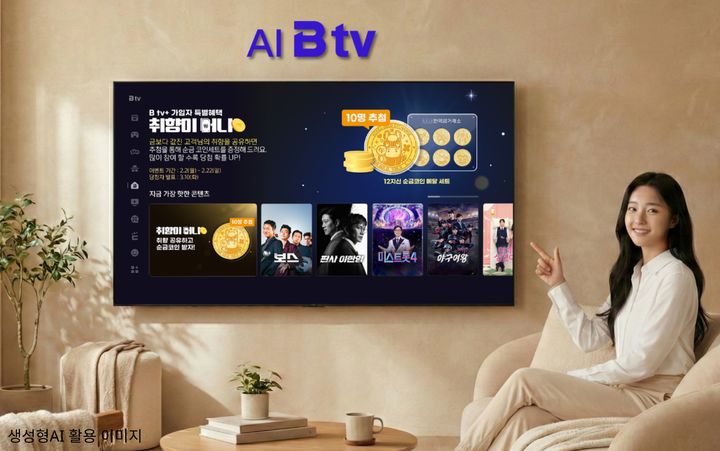 SK브로드밴드는 B tv 고객들의 추천작을 혜택으로 돌려주는 '취향이 머니' 순금 증정 프로모션을 진행한다고 10일 밝혔다. (사진=SK브로드밴드 제공) *재판매 및 DB 금지