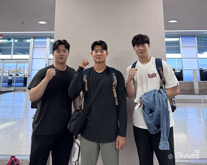 [서울=뉴시스] 왼쪽부터 프로야구 NC 다이노스 김형준, 김주원, 김영규. (사진=NC 제공). 2026.02.10. *재판매 및 DB 금지