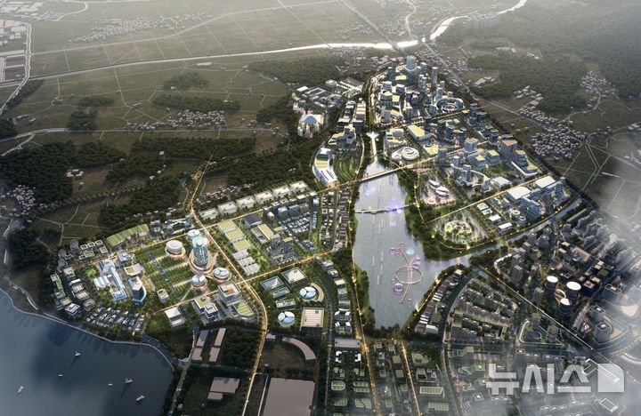 [창원=뉴시스]경남 사천시 우주항공복합도시 부분 조감도.(사진=경남도 제공) 2026.02.10. photo@newsis.com