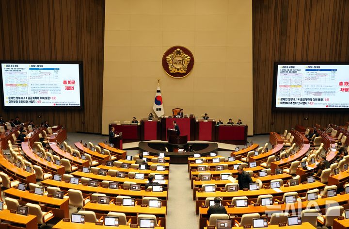 與 "李 정부 부동산 정책 일관" 野 "정책이 아니라 부동산 정치"…국회 경제분야 대정부질문 공방