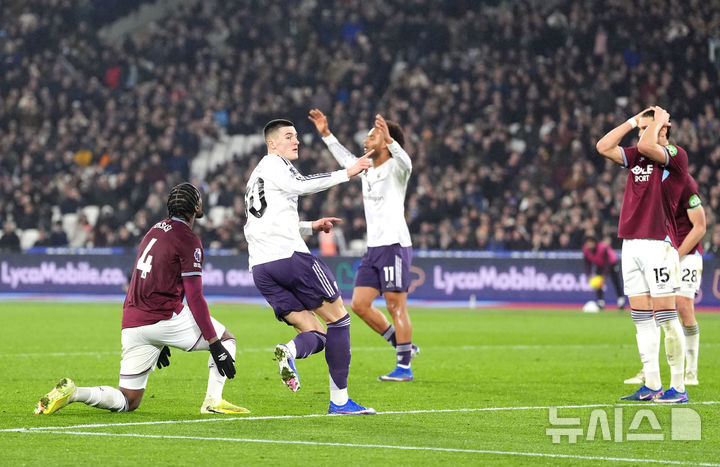 [런던=AP/뉴시스] 잉글랜드 프로축구 프리미어리그(EPL) 맨체스터 유나이티드의 베냐민 셰슈코. 2026.02.10.