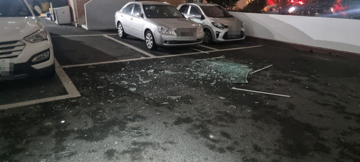 음식 조리 중 가스버너 '펑'…야외 차량 6대 파손