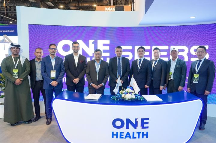 [서울=뉴시스] 웨어러블 인공지능(AI) 진단 모니터링 기업 씨어스테크놀로지는 아랍에미리트(UAE) 최대 헬스케어 그룹 퓨어헬스(PureHealth) 그룹과 AI 기반 환자 모니터링 사업 협력을 위한 양해각서(MOU)를 체결했다고 11일 밝혔다. (사진=씨어스테크놀로지 제공) 2026.02.11. photo@newsis.com *재판매 및 DB 금지