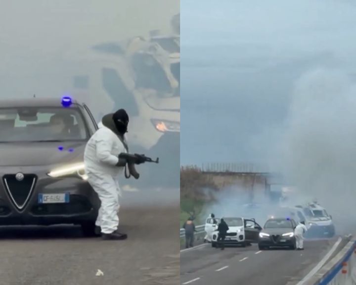 기관총 든 이탈리아 갱단, 현금 수송차 폭파 시도·총격전…"무시무시하네"