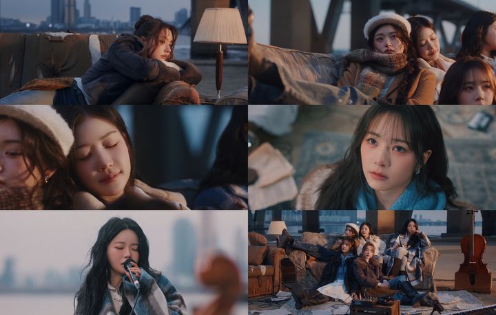 [서울=뉴시스] 걸그룹 피프티피프티의 영국 록밴드 핑크 플로이드 커버 영상. (사진=어트랙트 제공) 2026.02.11. photo@newsis.com *재판매 및 DB 금지