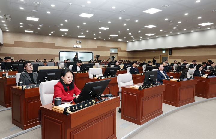 [아산=뉴시스] 아산시의회가 11일 제264회 임시회를 마무리했다. (사진=아산시의회 제공) 2026.02.11 photo@newsis.com *재판매 및 DB 금지