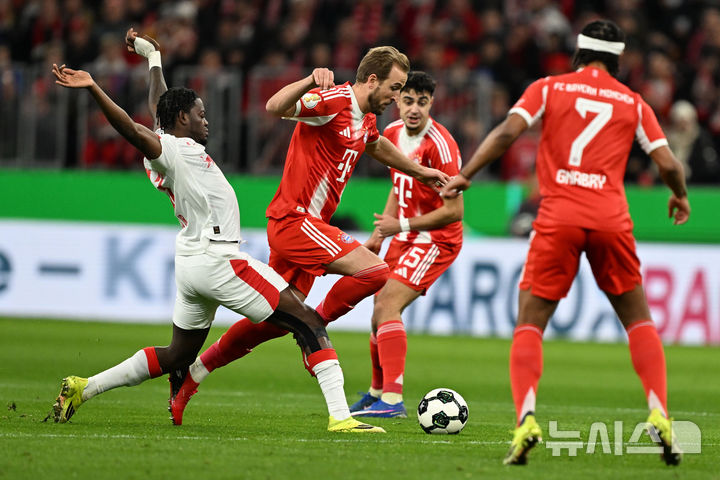 [뮌헨=AP/뉴시스] 독일 프로축구 분데스리가 바이에른 뮌헨의 해리 케인. 2026.02.11.