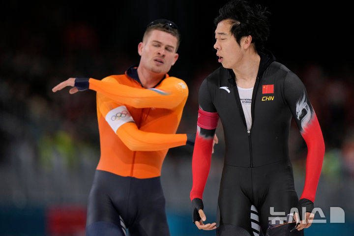 [밀라노=AP/뉴시스] 네덜란드의 유프 베네마르스. 2026.02.11.