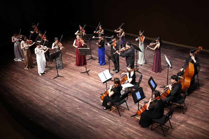 [대전=뉴시스] 목원대 음악대학 동문으로 구성된 클래식 연주단체 '앙상블 활'. (사진=목원대 제공) 2026.02.12. photo@newsis.com *재판매 및 DB 금지