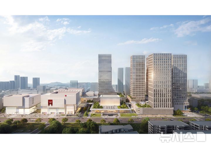 [광주=뉴시스] 무등산 등 광주정체성 담은 신세계 `복합 광천터미널' 조감도. 