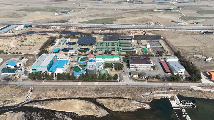 [남원=뉴시스] 남원시공공하수처리장. *재판매 및 DB 금지