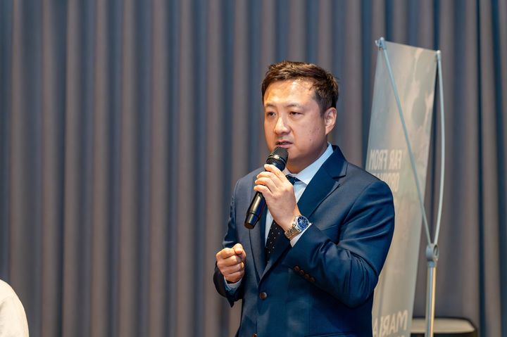 브랜딩 캠페인 공개 행사에서 환영사를 하는 마리아나관광청 김용남 대표. (사진=마리아나관광청) *재판매 및 DB 금지