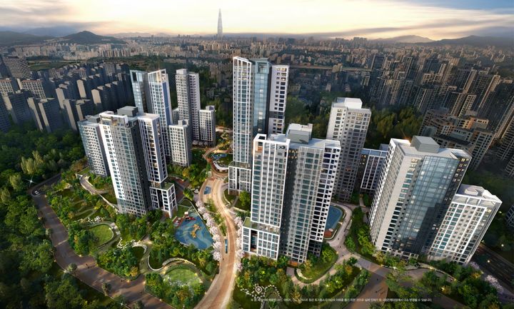 [서울=뉴시스] 사진은 서울 거여새마을구역 공공재개발정비사업 조감도. 2026.02.12. (사진=LH 제공) photo@newsis.com *재판매 및 DB 금지