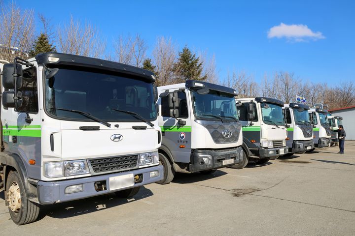 [용인=뉴시스]생활쓰레기 수거차량(사진=용인도시공사 제공)photo@newsis.com *재판매 및 DB 금지
