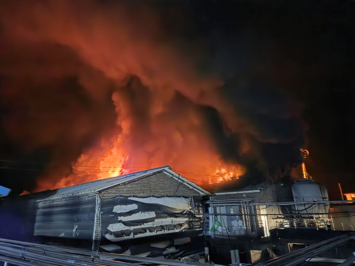 합천 가야면 돈사 화재로 돼지 772마리 폐사…인명피해 없어