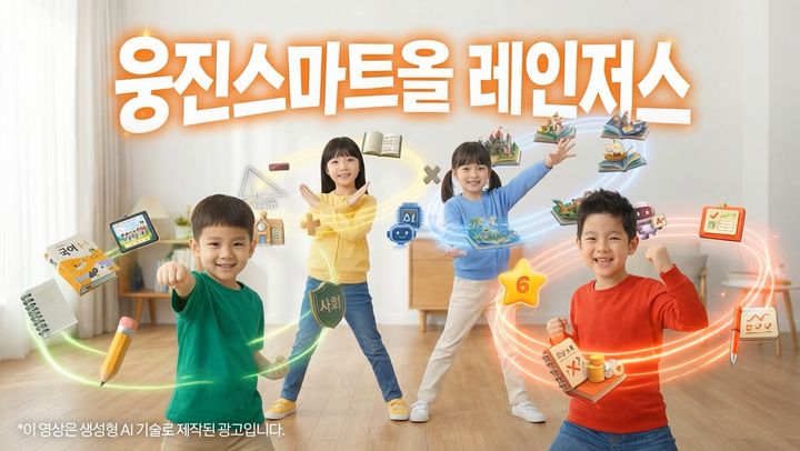 [서울=뉴시스]웅진스마트올 신규 광고 영상 이미지.(사진=웅진씽크빅 제공) 2026.02.13. photo@newsis.com *재판매 및 DB 금지