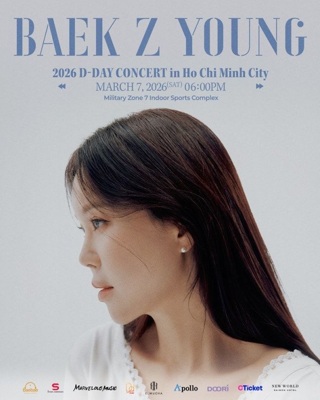 [서울=뉴시스] 가수 백지영 베트남 호찌민 단독 콘서트 포스터. (사진=트라이어스엔터테인먼트 제공) 2026.02.13. photo@newsis.com *재판매 및 DB 금지