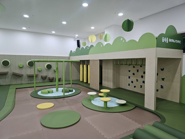 [울산=뉴시스] 울산 동구 전하체육센터 유아놀이실 (사진=울산 동구 제공) photo@newsis.com *재판매 및 DB 금지