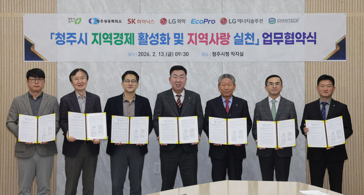 [청주소식]시, 지역내 주요기업 청주페이 활성화 협약 등