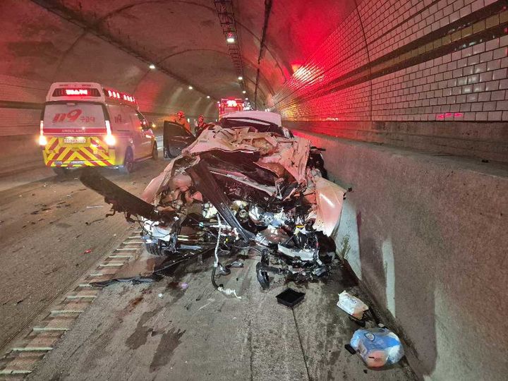 [김천=뉴시스] ACC 사고 사례. (사진=한국도로공사 제공) 2026.02.13 photo@newsis.com *재판매 및 DB 금지