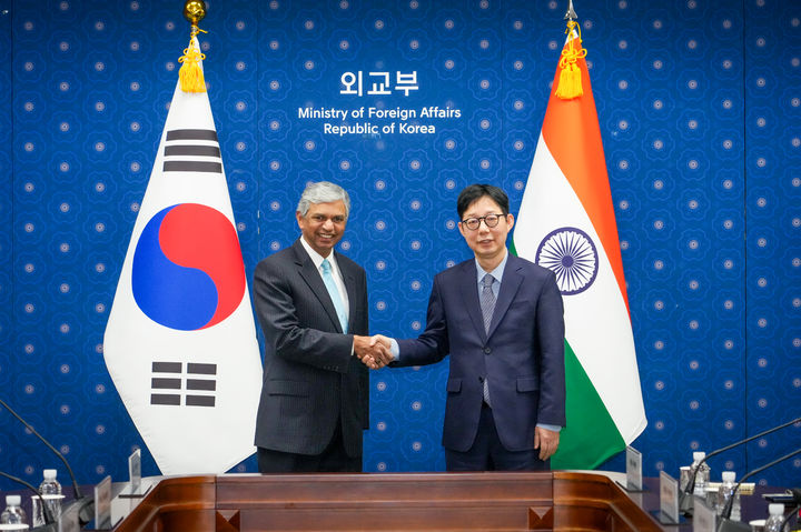 한-인도 외교정책안보대화 개최…경제안보·핵심기술 등 논의