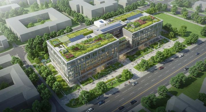 [정읍=뉴시스] 전북 정읍시가 조성 중인 '바이오지식산업센터' 조감도. (사진=뉴시스 DB). photo@newsis.com *재판매 및 DB 금지