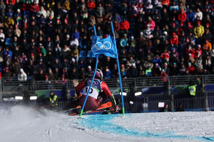 [코르티나담페초=AP/뉴시스]알바니아 알파인스키 국가대표 라라 콜투리. 2026.02.15.