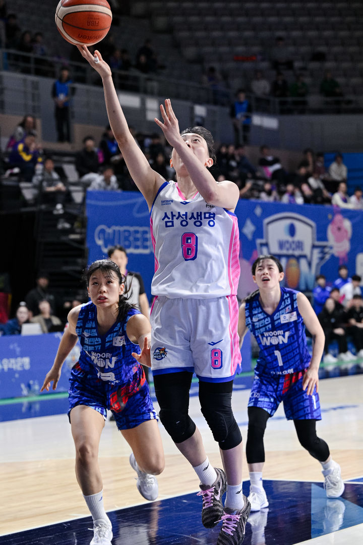 [서울=뉴시스] 여자프로농구 용인 삼성생몀의 이주연. (사진=WKBL 제공) 2026.02.15. photo@newsis.com *재판매 및 DB 금지