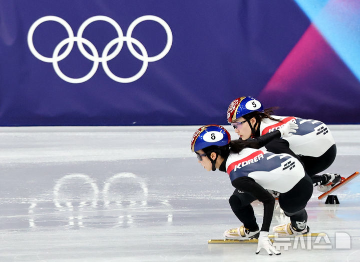 2026 밀라노·코르티나담페초 동계올림픽 쇼트트랙 경기 장면