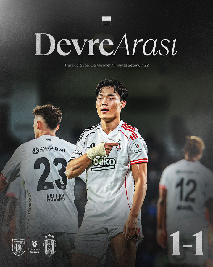 [서울=뉴시스] 튀르키예 프로축구 쉬페르리그 베식타시의 오현규. (사진=베식타시 SNS 캡처) 2026.02.16. photo@newsis.com *재판매 및 DB 금지