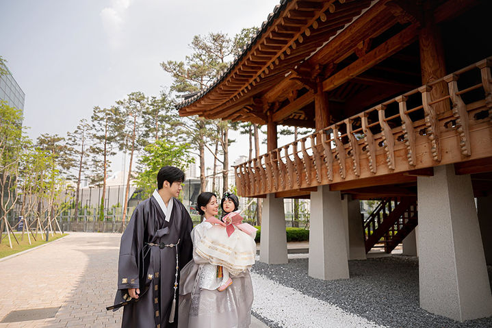 더블트리 힐튼 판교 야외 정원의 정자. (사진=더블트리 힐튼 판교) *재판매 및 DB 금지