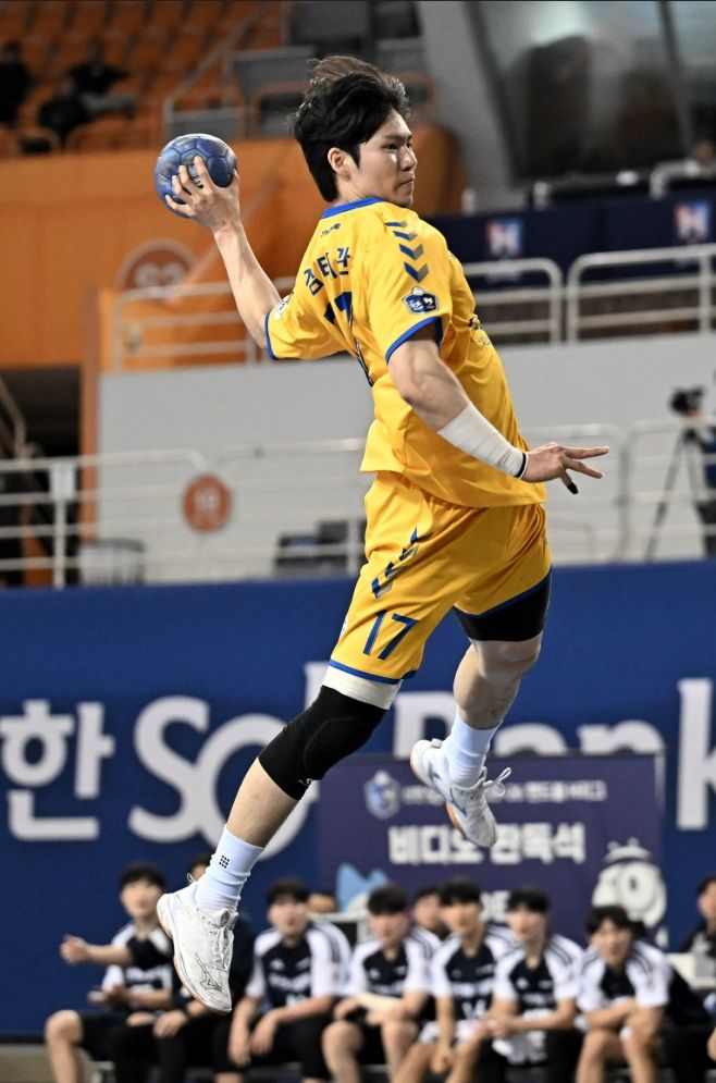 [서울=뉴시스] 핸드볼 충남도청의 김태관. (사진=한국핸드볼연맹 제공) 2026.02.16. photo@newsis.com *재판매 및 DB 금지