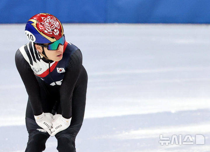 쇼트트랙 황대헌·임종언, 500m 예선 탈락 [뉴시스Pic]