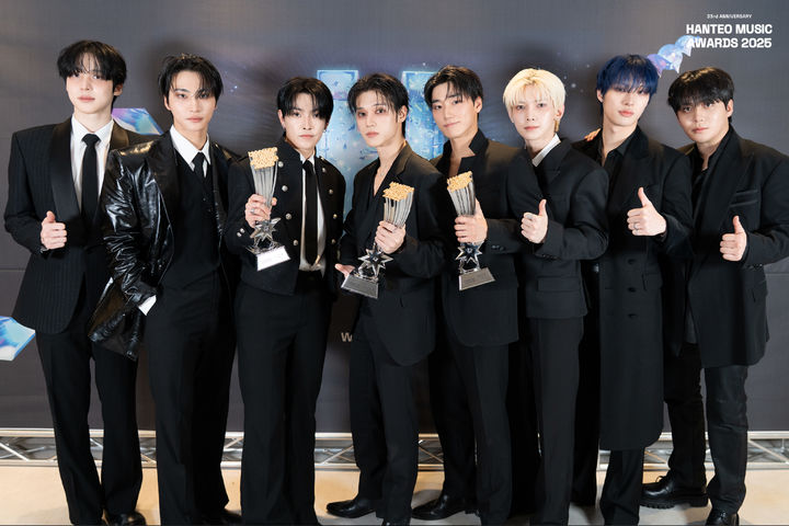 에이티즈 등 한터뮤직어워즈 大賞