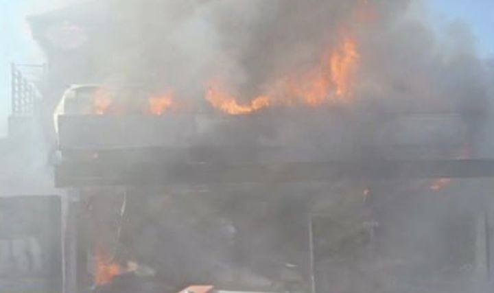 [여주=뉴시스] 화재 현장. (사진=경기도소방재난본부 제공) 2026.02.17. photo@newsis.com *재판매 및 DB 금지