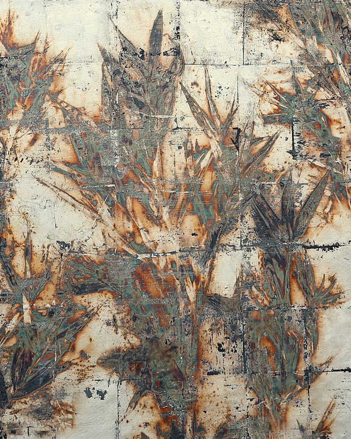 [대구=뉴시스] 단묵여류한국화회 지은주 작가 '그럼에도 불구하고' (사진=대구 아양아트센터 제공) 2026.02.18. photo@newsis.com *재판매 및 DB 금지