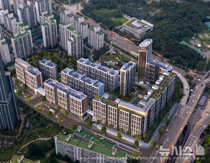 [서울=뉴시스] 이촌 르엘 조감도. 