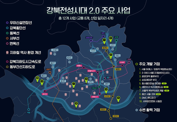 [서울=뉴시스] 서울시, '다시, 강북전성시대 2.0'에 16조원 투입. 2026.02.19. (자료=서울시 제공) *재판매 및 DB 금지