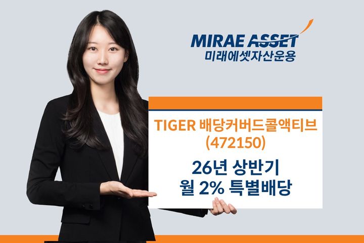 [서울=뉴시스] TIGER 배당커버콜액티브가 상반기 월 최대 2% 특별배당에 나선다고 밝혔다. (사진제공=미래에셋자산운용) 26.02.10. photo@newsis,com *재판매 및 DB 금지 *재판매 및 DB 금지