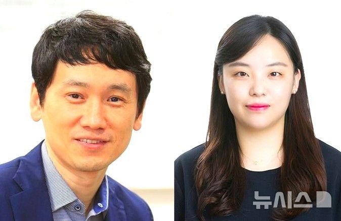[포항=뉴시스] 송종욱 기자 = 포스텍 환경공학부 민승기 교수 연구팀이 탄소 배출을 줄이는 '탄소중립'만으로 산불 위험을 낮출 수 없고, 대기 중에 쌓인 이산화탄소를 줄이는 '탄소 감축'을 병행해야 한다는 연구 결과를 발표했다. 사진은 포스텍 환경공학부 민승기(왼쪽) 교수·김유진 박사. (사진=포스텍 제공) 2026.02.19. photo@newsis.com