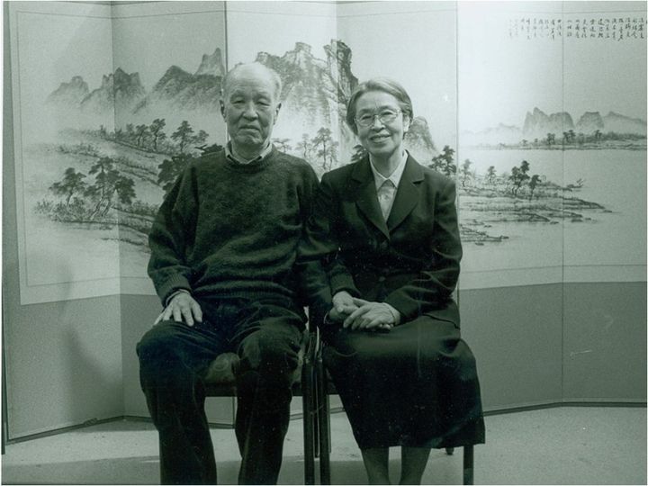 유영국과 아내 김기순(오른쪽) 유영국미술문화재단 제공. *재판매 및 DB 금지