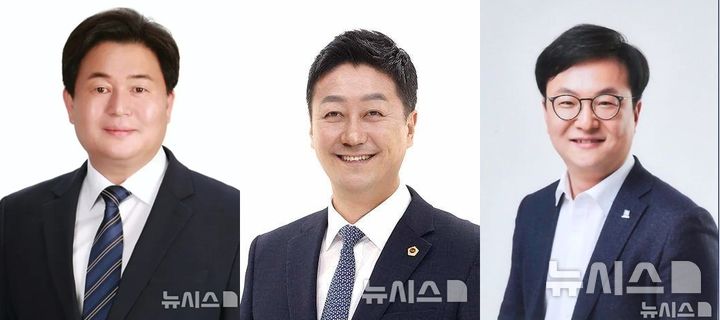 [시흥=뉴시스]6.3 지방선거 더불어민주당 시흥시장 후보군. 사진 왼쪽부터 임병택, 김진경, 이동현.(사진=뉴시스 DB)photo@newsis.com