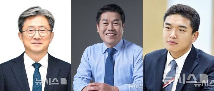 [의왕=뉴시스]6.3 지방선거 의왕시장 후보군. 사진 왼쪽부터 정순욱, 오동현(이상 더불어민주당), 한채훈.(사진=뉴시스DB)photo@newsis.com