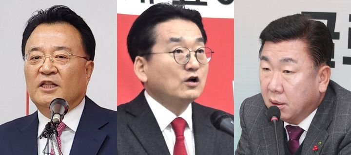 [청주=뉴시스] 국민의힘 청주시장선거 후보군. 왼쪽부터 서승우·손인석 예비후보, 이범석 시장. photo@newsis.com *재판매 및 DB 금지