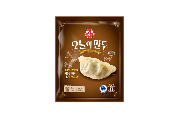 [서울=뉴시스] 오뚜기 '오늘의 만두'. (사진=오뚜기 제공) *재판매 및 DB 금지