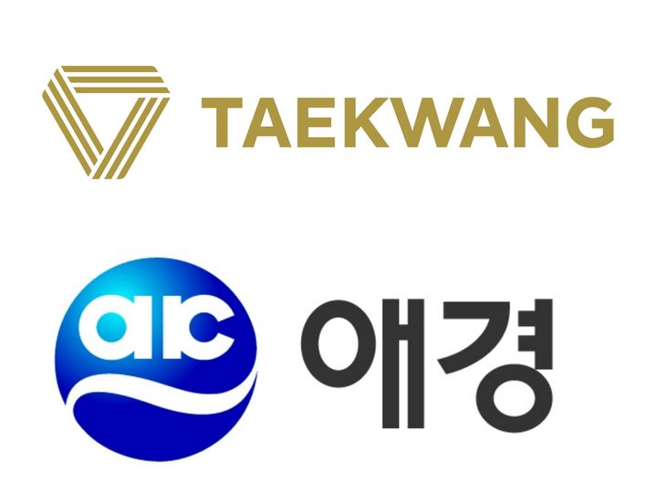 [서울=뉴시스] 태광산업이 애경산업 인수를 둘러싼 막판 변수를 정리하고 거래를 매듭지었다. 사진은 태광산업과 애경산업 CI. (사진=각 사 제공) photo@newsis.com *재판매 및 DB 금지